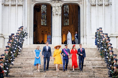 King Philippe of Belgium and family attends National Holiday 2022