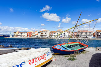 Ailleurs : La Pointe Courte à Sète, quartier pittoresque de l'Île Singulière, ancien village de pêcheurs célébré par les artistes