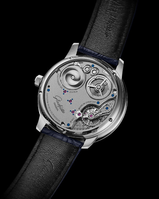 Glashütte Original Senator Chronometer silver-blue dial