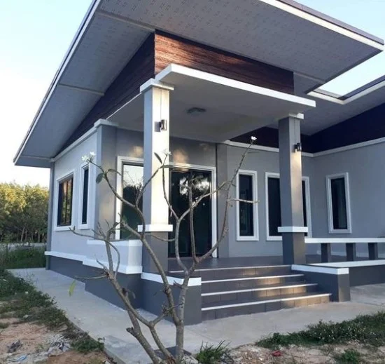 contoh model dinding depan rumah minimalis