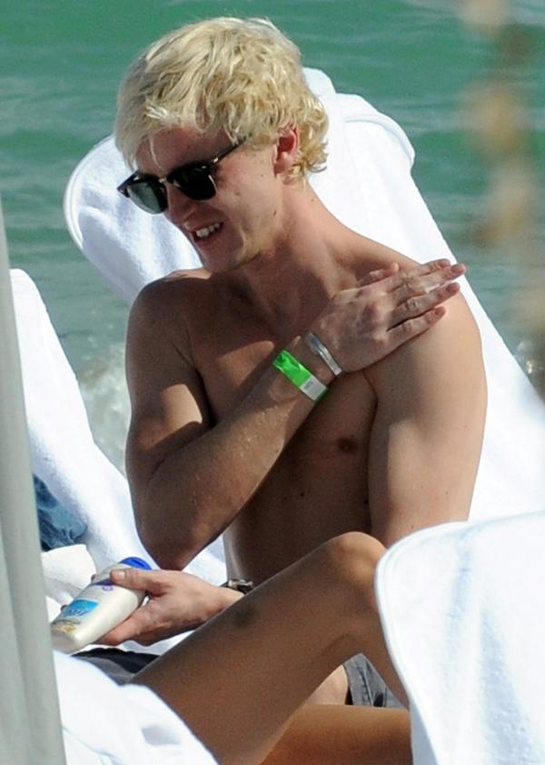 Tom Felton Shirtless