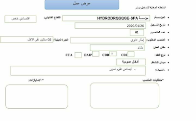  عروض توظيف بشار ل 15 منصب عمل ب مؤسسة HYDRODRQGQGE-DPA