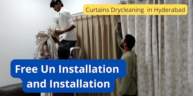 Curtains Dry Cleaning lowest Price in Hyderabad