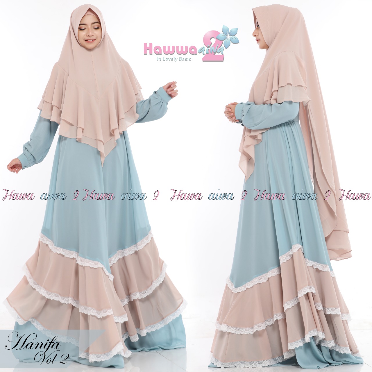 HANIFA SYAR'I BY HAWWA AIWA  Melody Fashion