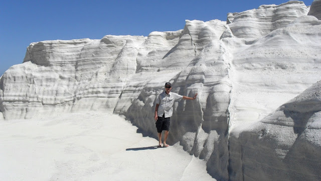 Lunar landscape in sarakiniko