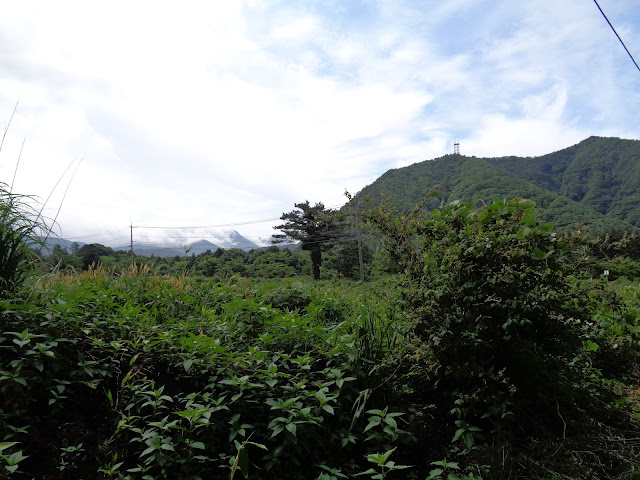 右手にツバヌキ山が見えます