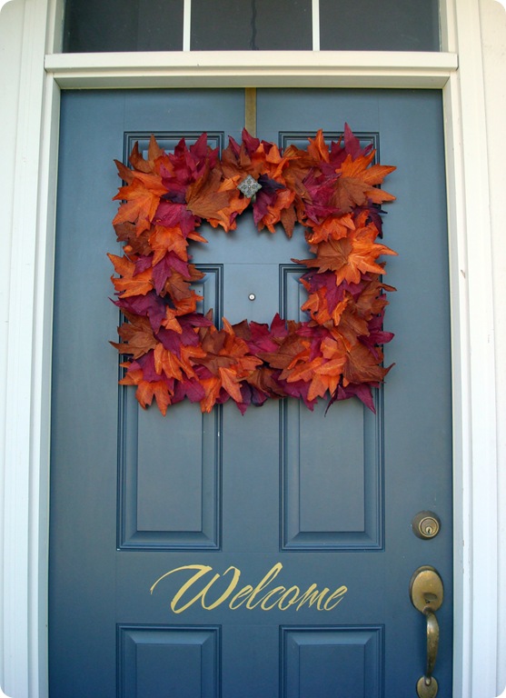 DIY fall wreath