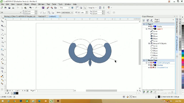 Free File : Cara Membuat logo Keren Burung Hantu Illustrator Dan Corel