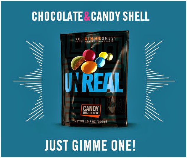 CLICK to order UNREAL candy coated chocolates from Amazon.