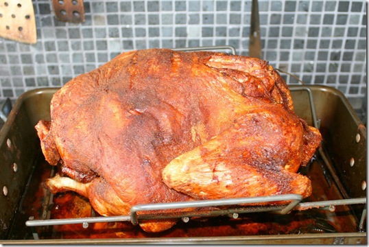 Spice Rubbed Turkey with Cognac Gravy