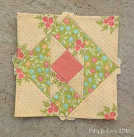 The Farmer's Wife Sampler Quilt (20's)  Block 46 Hill and Valley