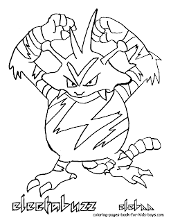  POKEMON  COLORING  PAGES  Desember 2008