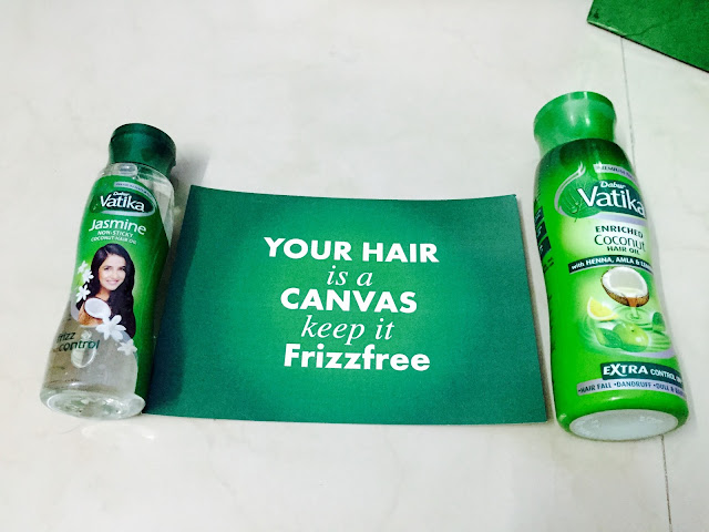 the pretty simple life dabur vatika product event jasmine coconut hair oil hair straightener