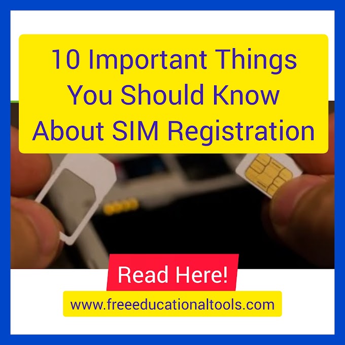 10 Important Things you Should Know about SIM Registration Act