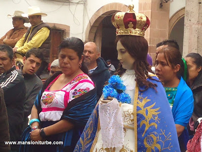 Our Lady of Health of Patzcuaro at the procession