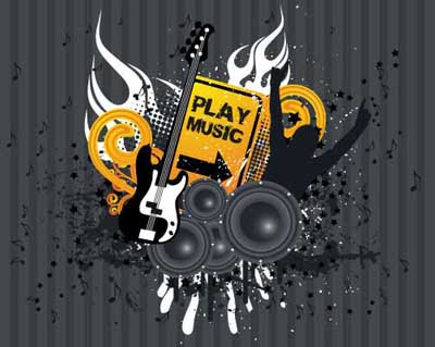 Download this Vector Play Music picture