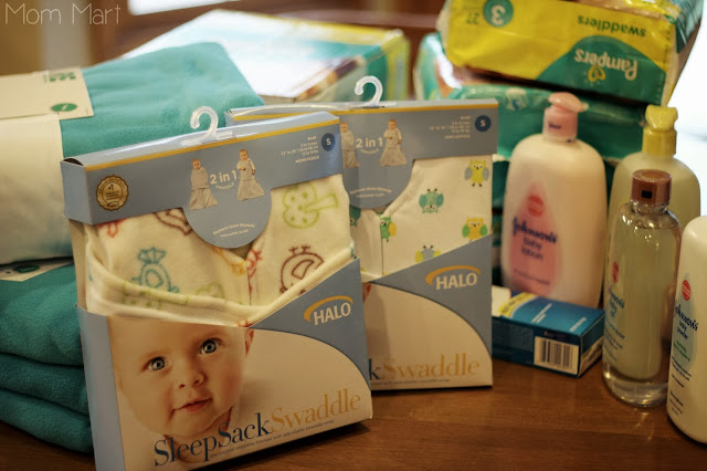 Pampers Gift of Sleep Gift Basket goodies