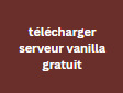 télécharger serveur vanilla gratuit