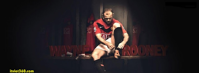 Ảnh bìa Facebook bóng đá - Cover FB Football timeline, Wayne Rooney