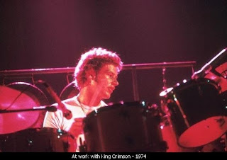 Bill Bruford con King Crimson hace 35 añitos