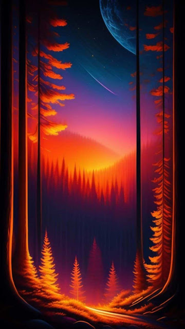 iPhone wallpaper and forest