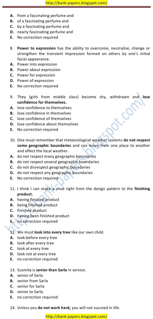 banking question and answer