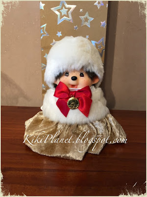 monchhichi kiki mascot monchichi fChristmas cape doll collection virkiki