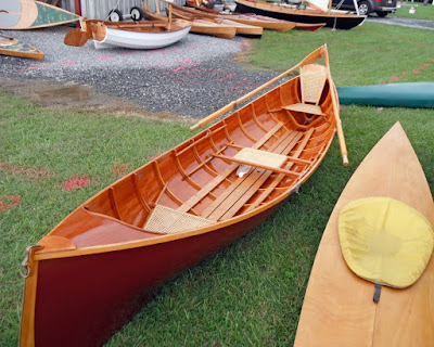  get bored with the beauty of an all varnished adirondack guideboat