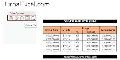 Menyimpan Tabel Excel ke Word dan PowerPoint - JurnalExcel.com