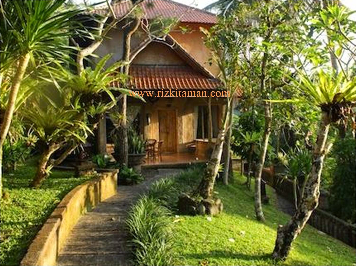 Desain Taman  Gaya  Bali  Gambar Desain Rumah Minimalis 