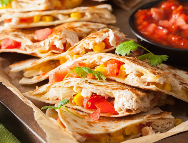 Easy Chicken Quesadillas