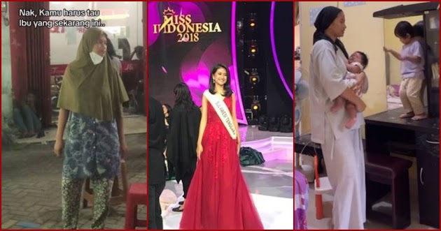 10 Potret Lita Hendratno Peserta Miss Indonesia 2018 yang Sedang Viral, Kini Jadi Emak-emak Berdaster - Ibu Rumah Tangga Fokus Asuh Dua Anak