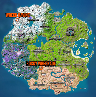 Wreck ravine fortnite location, Use a Junk Rift on Wreck Ravine or Rocky Wreckage in Fortnite