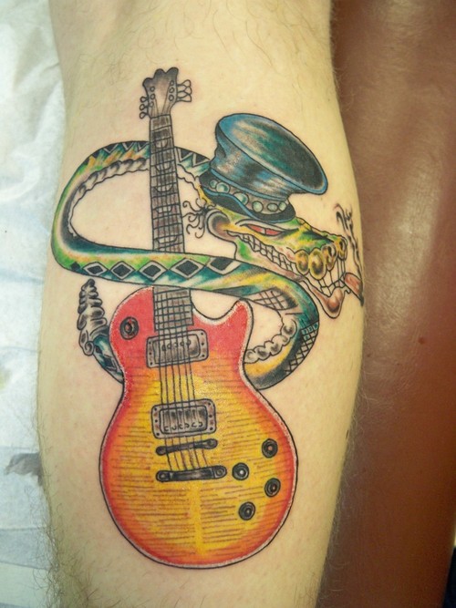 Guitar Tattoo Meanings And