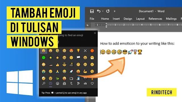 Cara Cepat Menambahkan Emoji di Windows di Semua Aplikasi