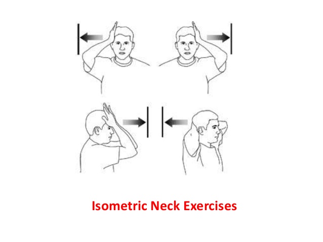 cervical isometric exercises