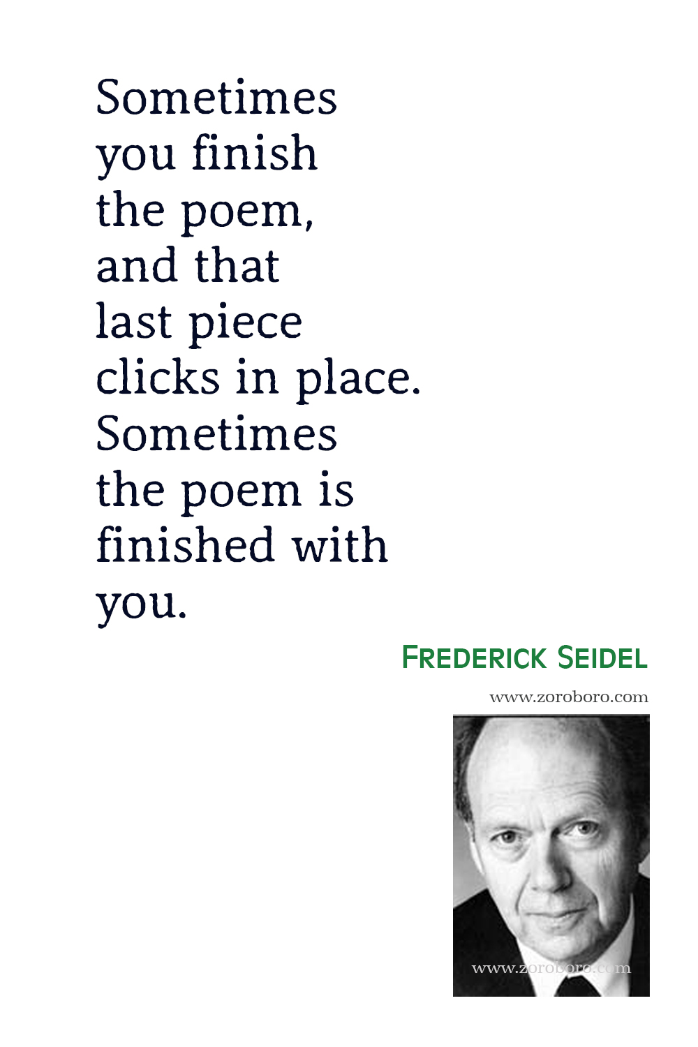 Frederick Seidel Quotes, Frederick Seidel Poems, Frederick Seidel Poetry, Frederick Seidel Books, Frederick Seidel