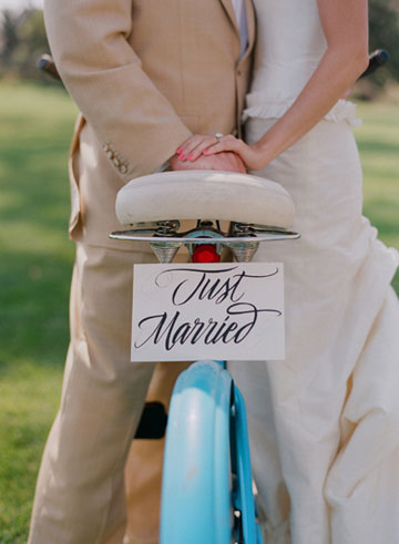 There are a lot of cool ideas for weddings but what about a biker wedding