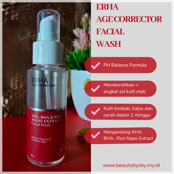 Kelebihan ERHA age corrector facial wash