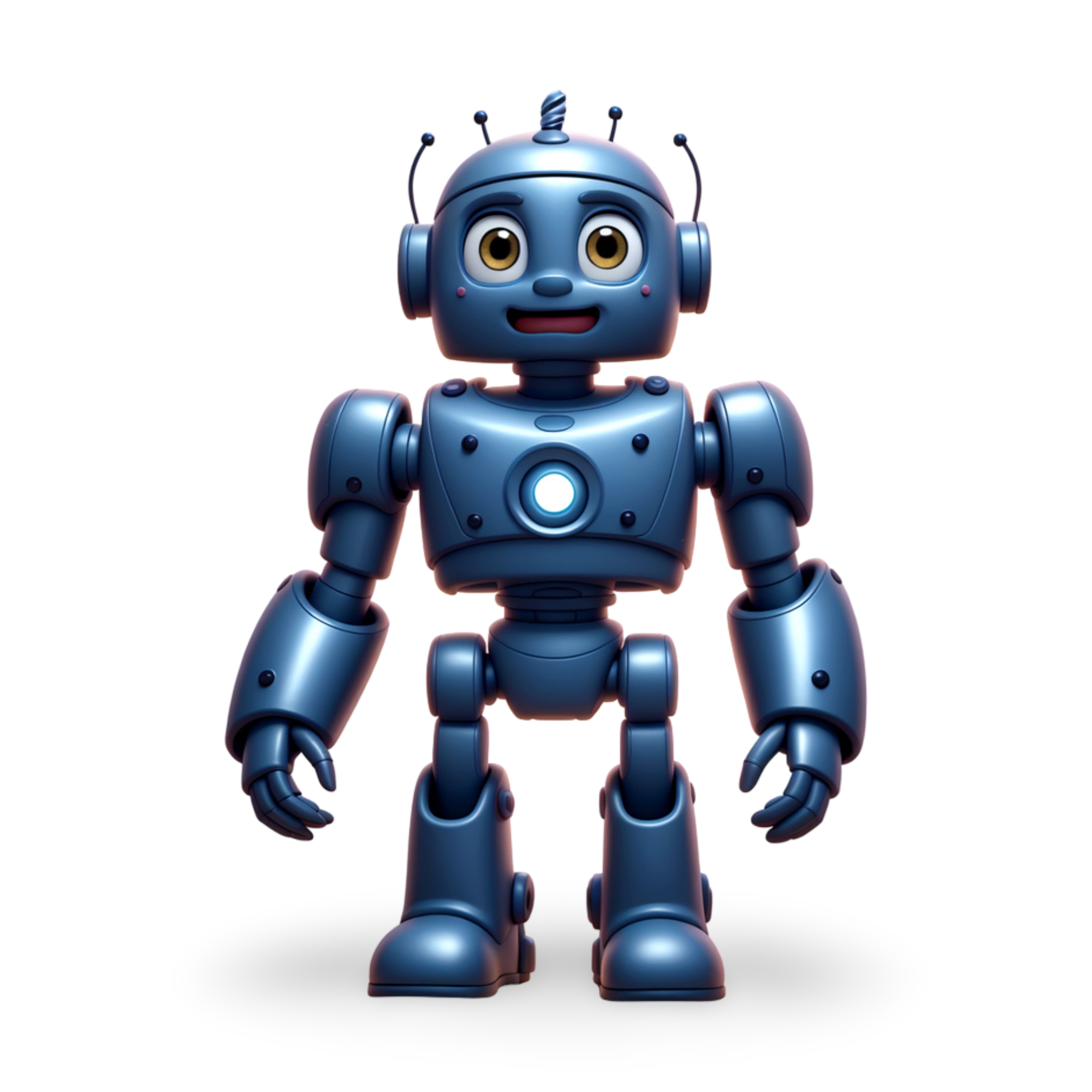 Robot cartoon character