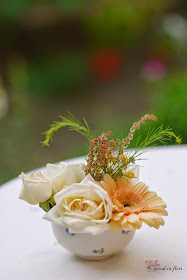 tea party - cescuta cu flori