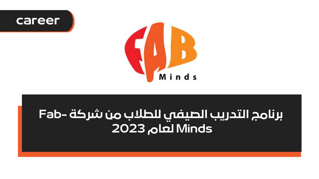 برنامج التدريب الصيفي للطلاب والخريجين من شركة Fab-Minds لعام 2023