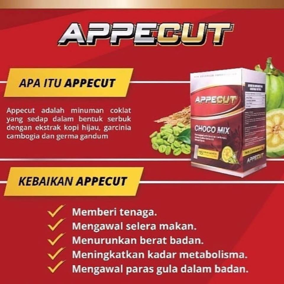 OMEYRA BEAUTYLINE: APPECUT : KURUS TANPA LAPAR KONFIRM KURUS