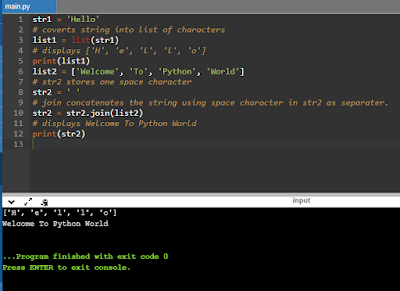 Python Lists - String To List and vice Versa(cbse.eduvictors.com)