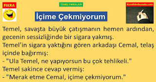 En komik Fıkralar - Temel Fıkraları - İçime Çekmiyorum - komiklerburada