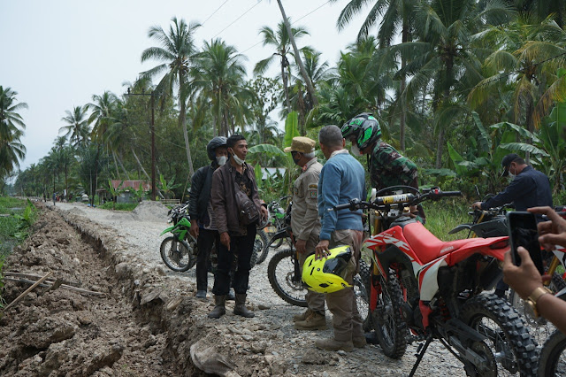 Forkopimda Asahan Tinjau Jalan Karya Bakti TNI AD di Kecamatan Sei Kepayang