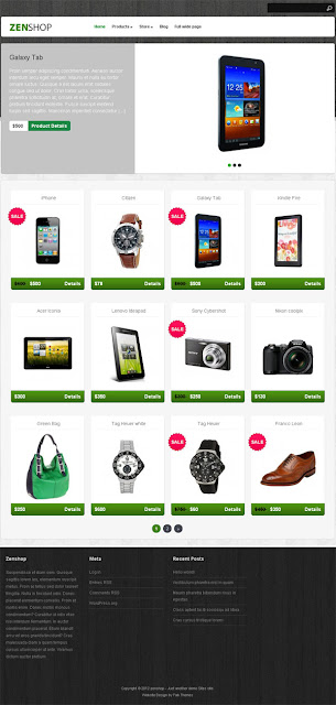 zenshop wordpress theme