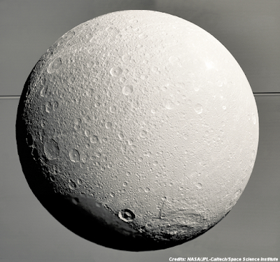 Saturn's Moon Dione 