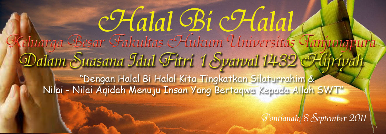 Contoh Banner Halal Bihalal - Contoh Sur