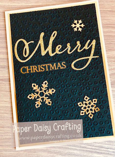 Merry Christmas dies Stampin Up Paper Daisy Crafting